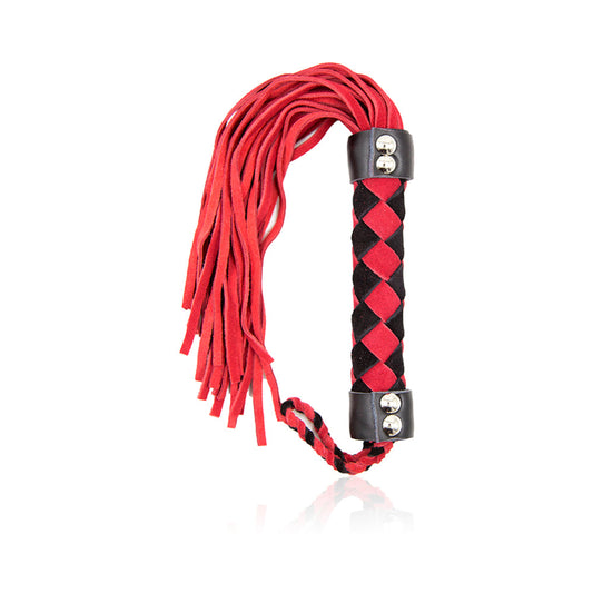 PLE'SUR - 15.5 IN. LEATHER FLOGGER RED