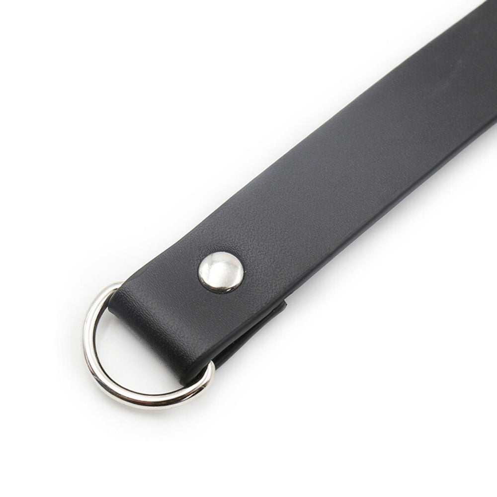 PLE''SUR - COLLAR DE PVC CON CORAZÓN, CANDADO Y LLAVE, EMBALAJE EN BOLSA NEGRA