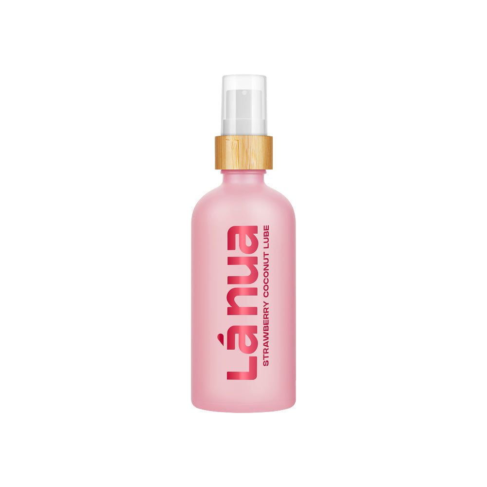 LA NUA - LUBRICANTE A BASE DE AGUA DE FRESA Y COCO 3.4 OZ.