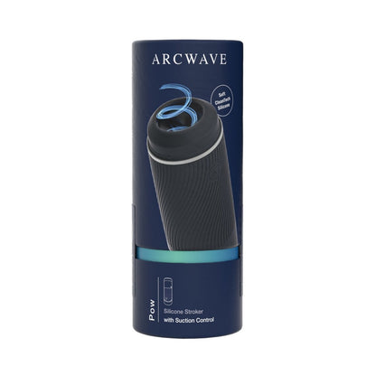 ARCWAVE POW SILICONE STROKER WITH SUCTION CONTROL BLACK