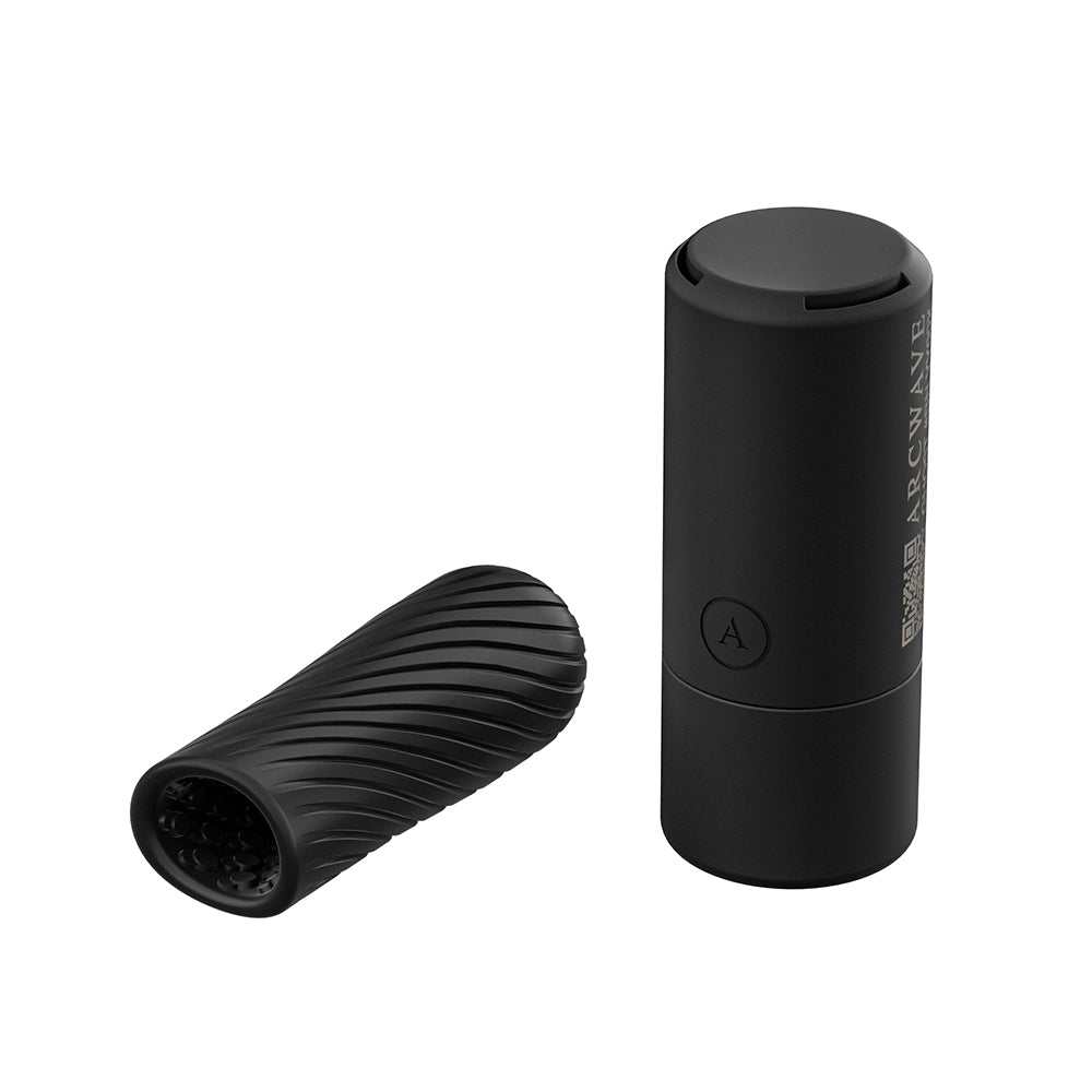 ARCWAVE GHOST REVERSIBLE SILICONE STROKER BLACK