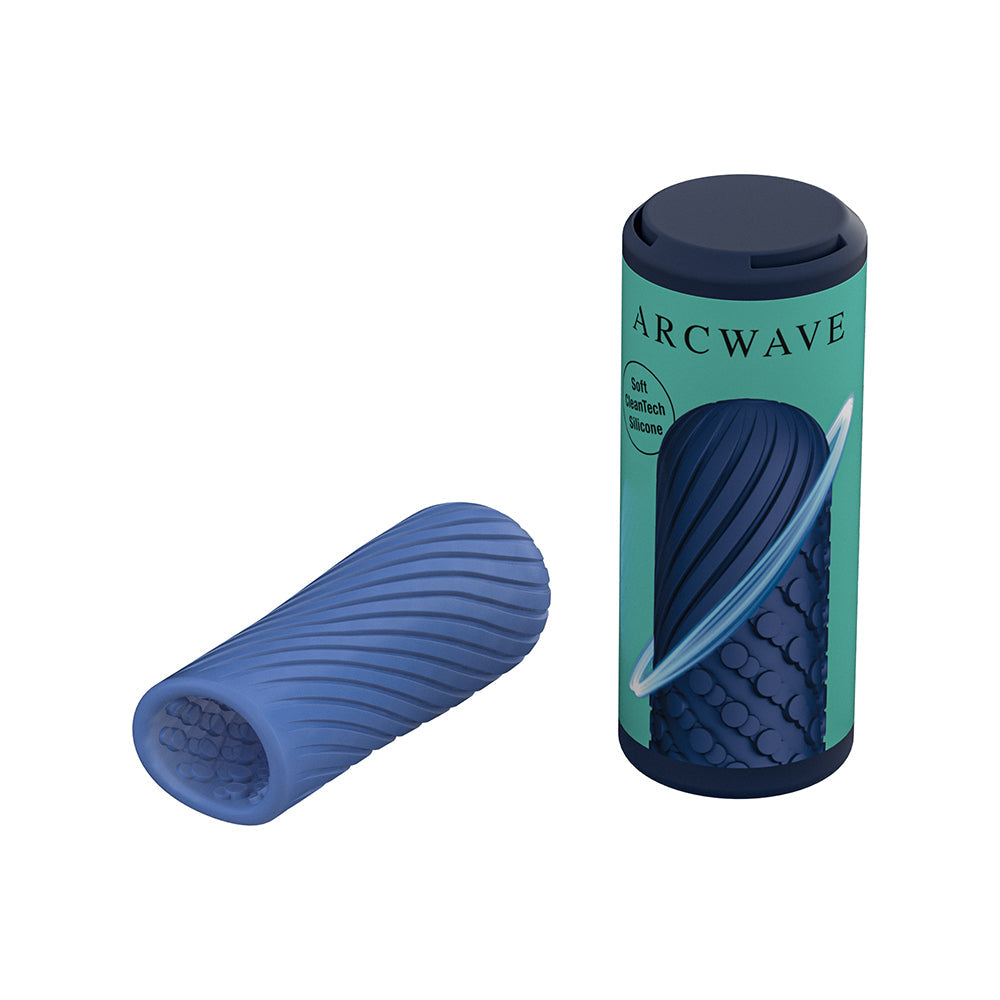 ARCWAVE GHOST REVERSIBLE SILICONE STROKER BLUE