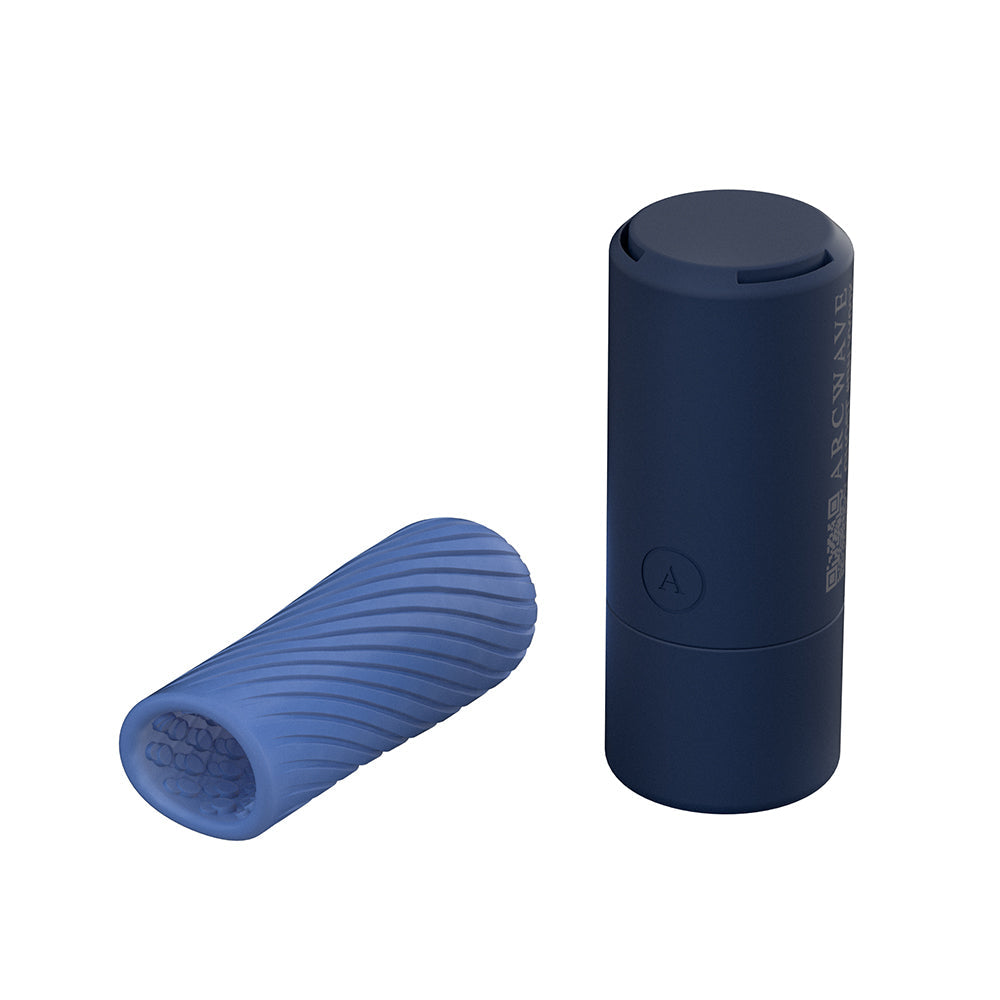 ARCWAVE GHOST REVERSIBLE SILICONE STROKER BLUE