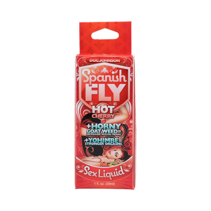 DOC JOHNSON - SPANISH FLY HOT CHERRY SEX LIQUID 1 FL OZ