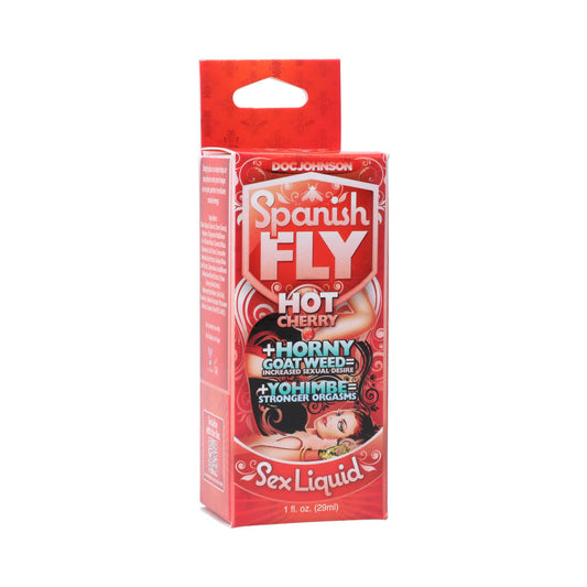 DOC JOHNSON - SPANISH FLY HOT CHERRY SEX LIQUID 1 FL OZ