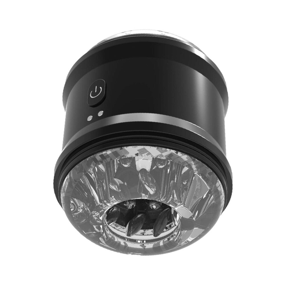 NASSTOYS DYNAMO RECHARGEABLE VIBRATING MASTURBATOR CYLINDER BLACK