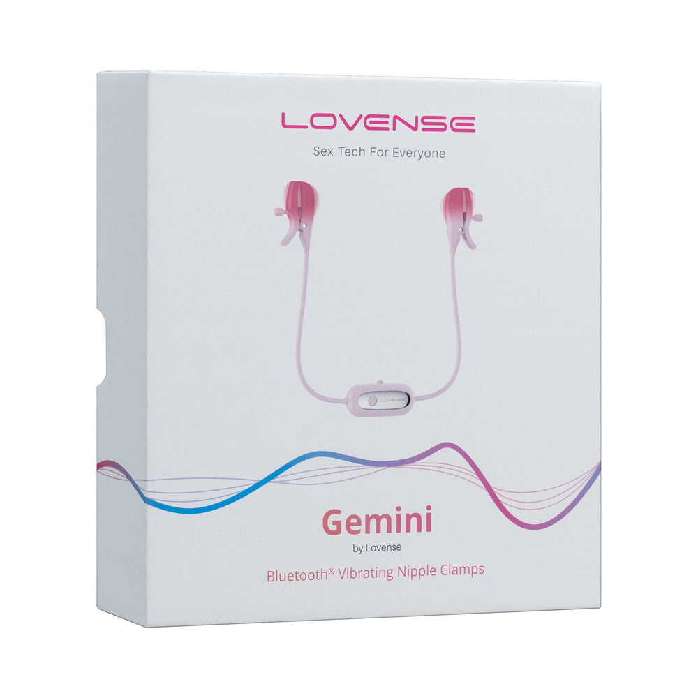 LOVENSE GEMINI BLUETOOTH RECHARGEABLE VIBRATING NIPPLE CLAMPS