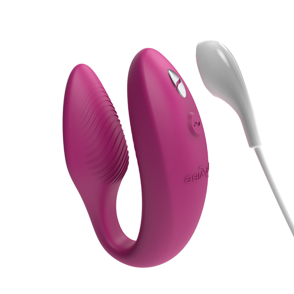 WE-VIBE SYNC 2 RECHARGEABLE SILICONE COUPLES VIBRATOR ROSE