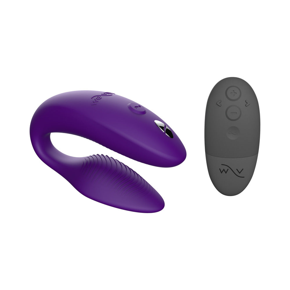WE-VIBE SYNC 2 RECHARGEABLE SILICONE COUPLES VIBRATOR PURPLE