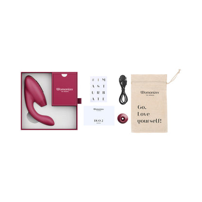 WOMANIZER - DUO 2 ESTIMULADOR BORDEAUX