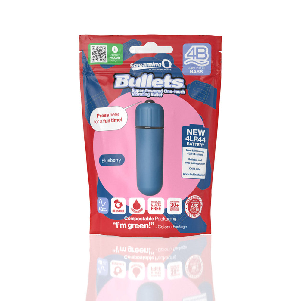 SCREAMING O 4B BULLET VIBRATOR BLUEBERRY