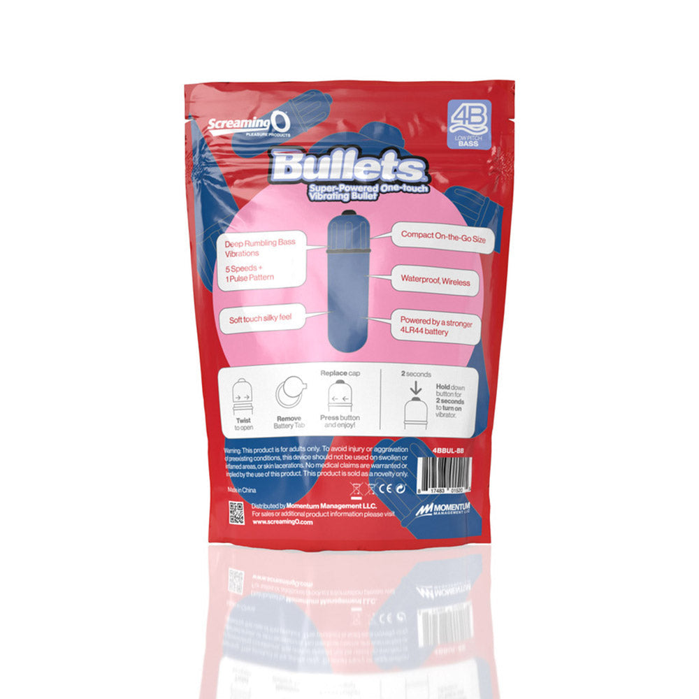 SCREAMING O - 4B BULLET VIBRATOR BLUEBERRY