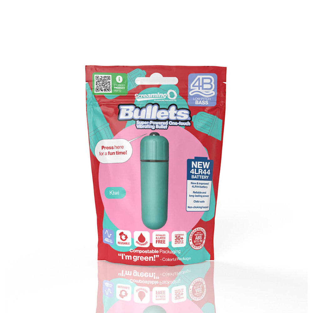 SCREAMING O 4B BULLET VIBRATOR KIWI