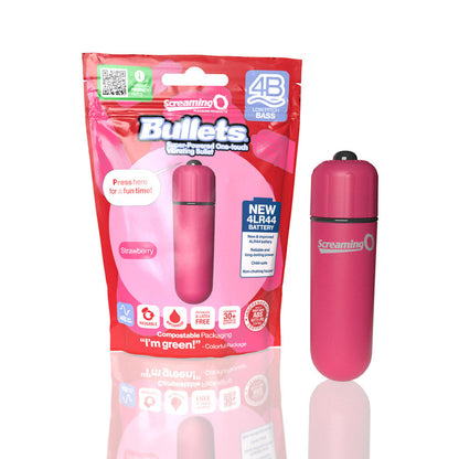 SCREAMING O 4B BULLET VIBRATOR STRAWBERRY