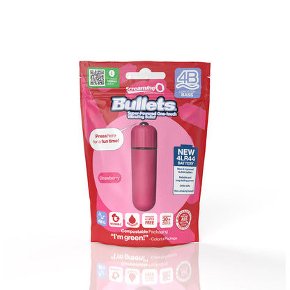 SCREAMING O 4B BULLET VIBRATOR STRAWBERRY