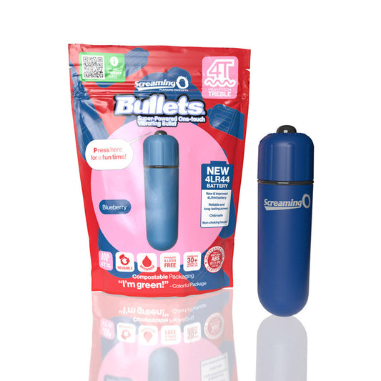 SCREAMING O 4T BULLET VIBRATOR BLUEBERRY