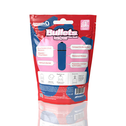 SCREAMING O 4T BULLET VIBRATOR BLUEBERRY