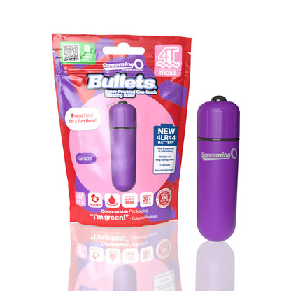 SCREAMING O - 4T BULLET VIBRATOR GRAPE