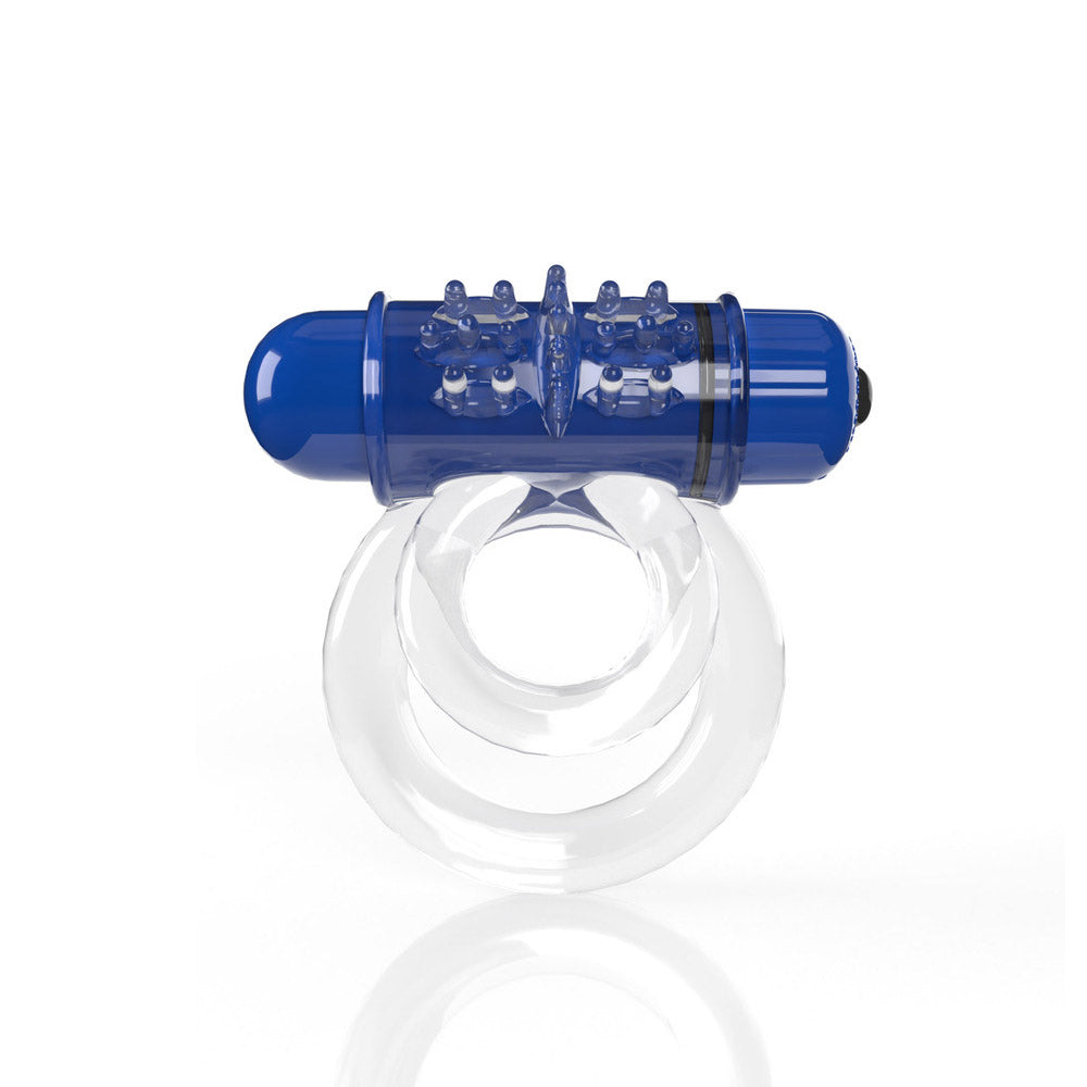 SCREAMING O - 4B DOUBLEO 6 VIBRATING DOUBLE COCKRING BLUEBERRY