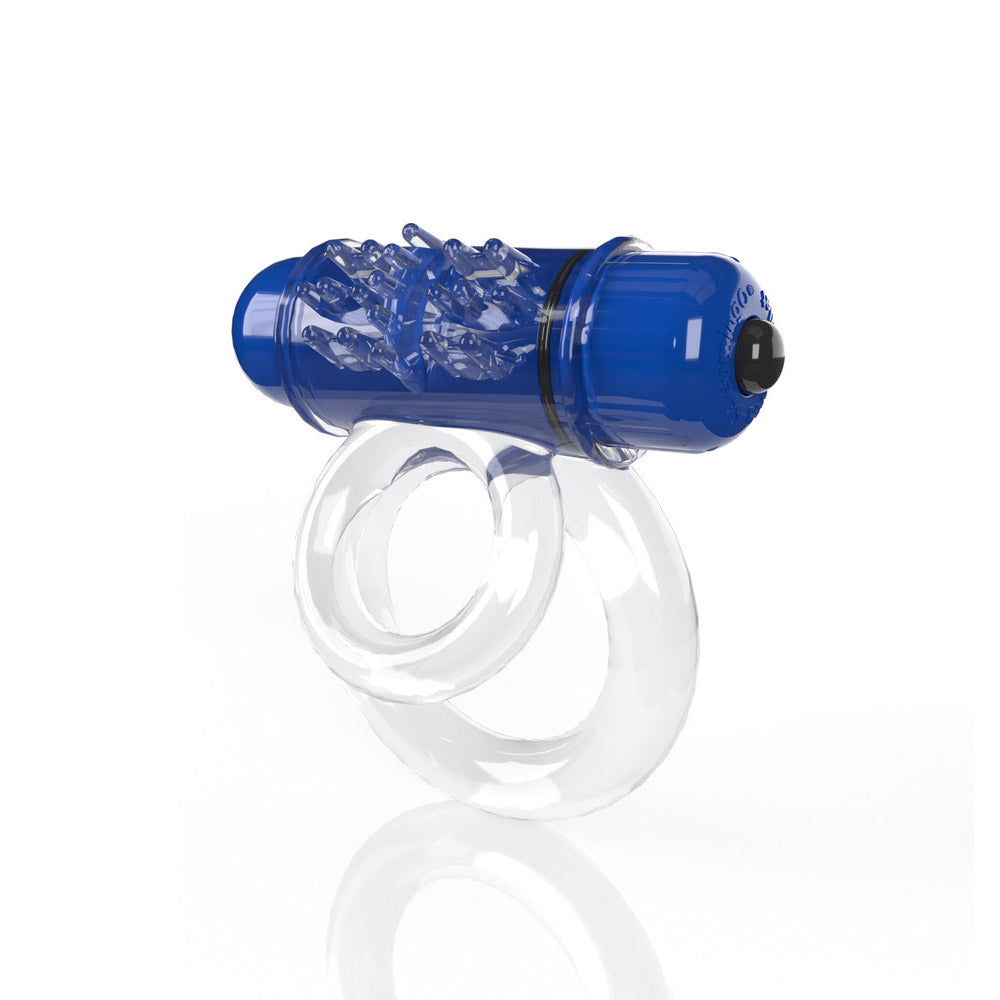 SCREAMING O - 4B DOUBLEO 6 VIBRATING DOUBLE COCKRING BLUEBERRY