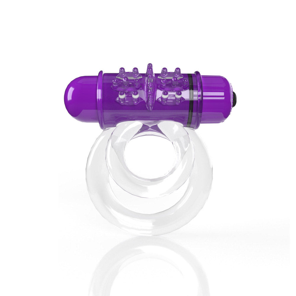 SCREAMING O - 4B DOUBLEO 6 VIBRATING DOUBLE COCKRING GRAPE