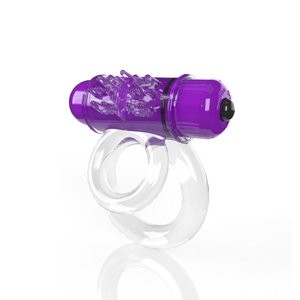 SCREAMING O - 4B DOUBLEO 6 VIBRATING DOUBLE COCKRING GRAPE