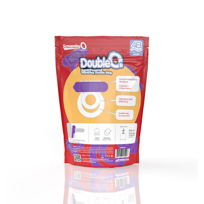 SCREAMING O - 4B DOUBLEO 6 VIBRATING DOUBLE COCKRING GRAPE