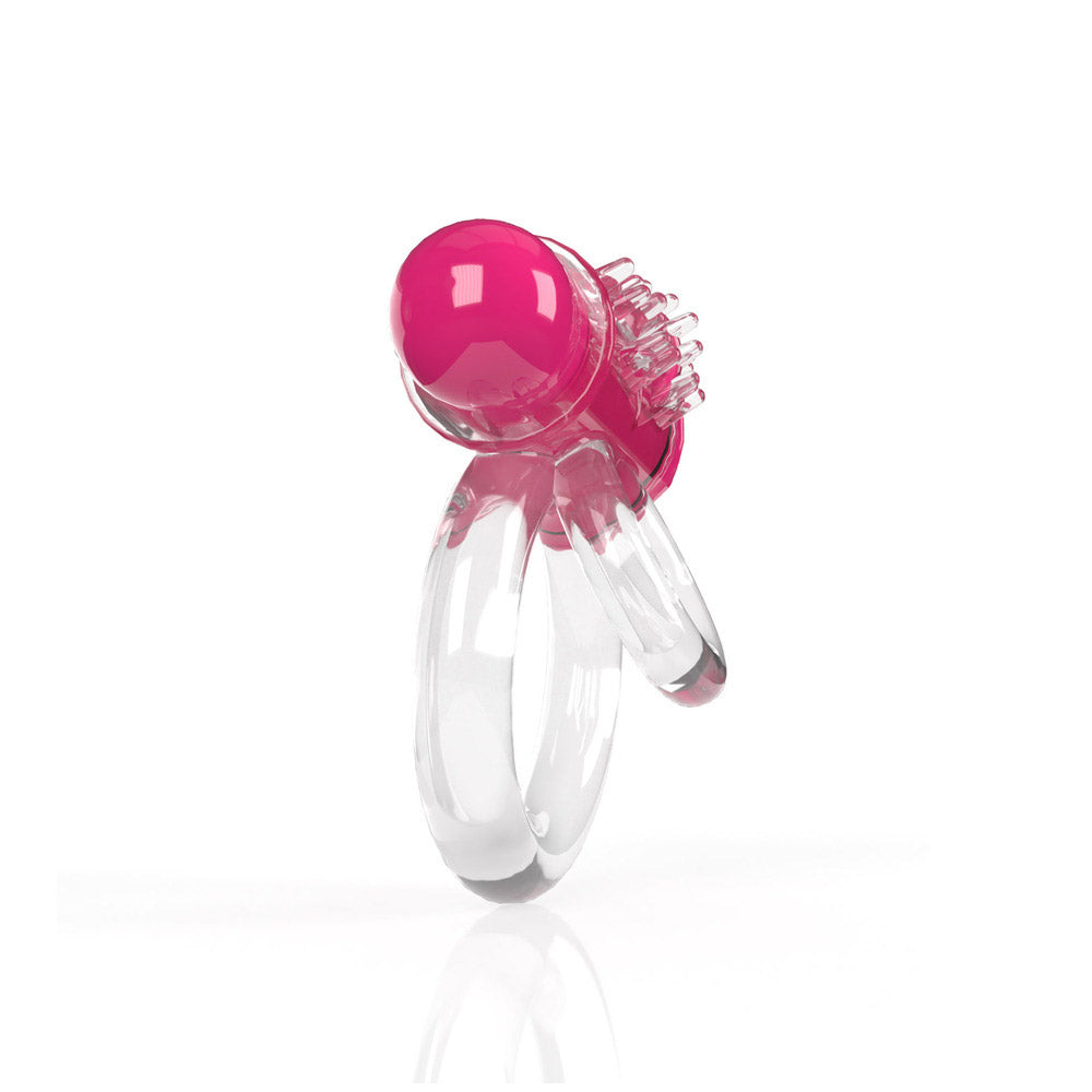 SCREAMING O - 4B DOUBLEO 6 VIBRATING DOUBLE COCKRING STRAWBERRY