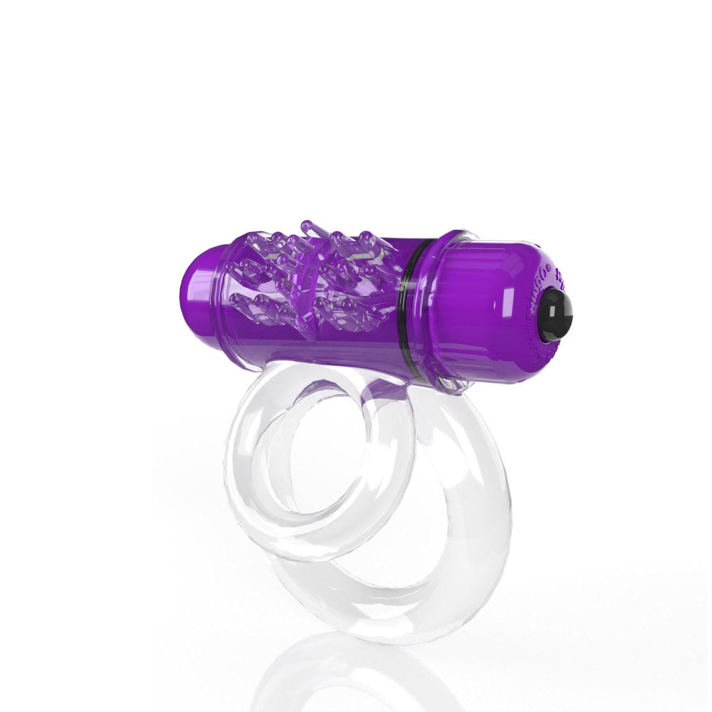 SCREAMING O - 4T DOUBLEO 6 VIBRATING DOUBLE COCKRING GRAPE
