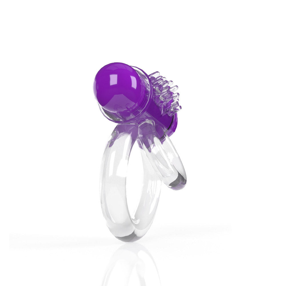 SCREAMING O - 4T DOUBLEO 6 VIBRATING DOUBLE COCKRING GRAPE