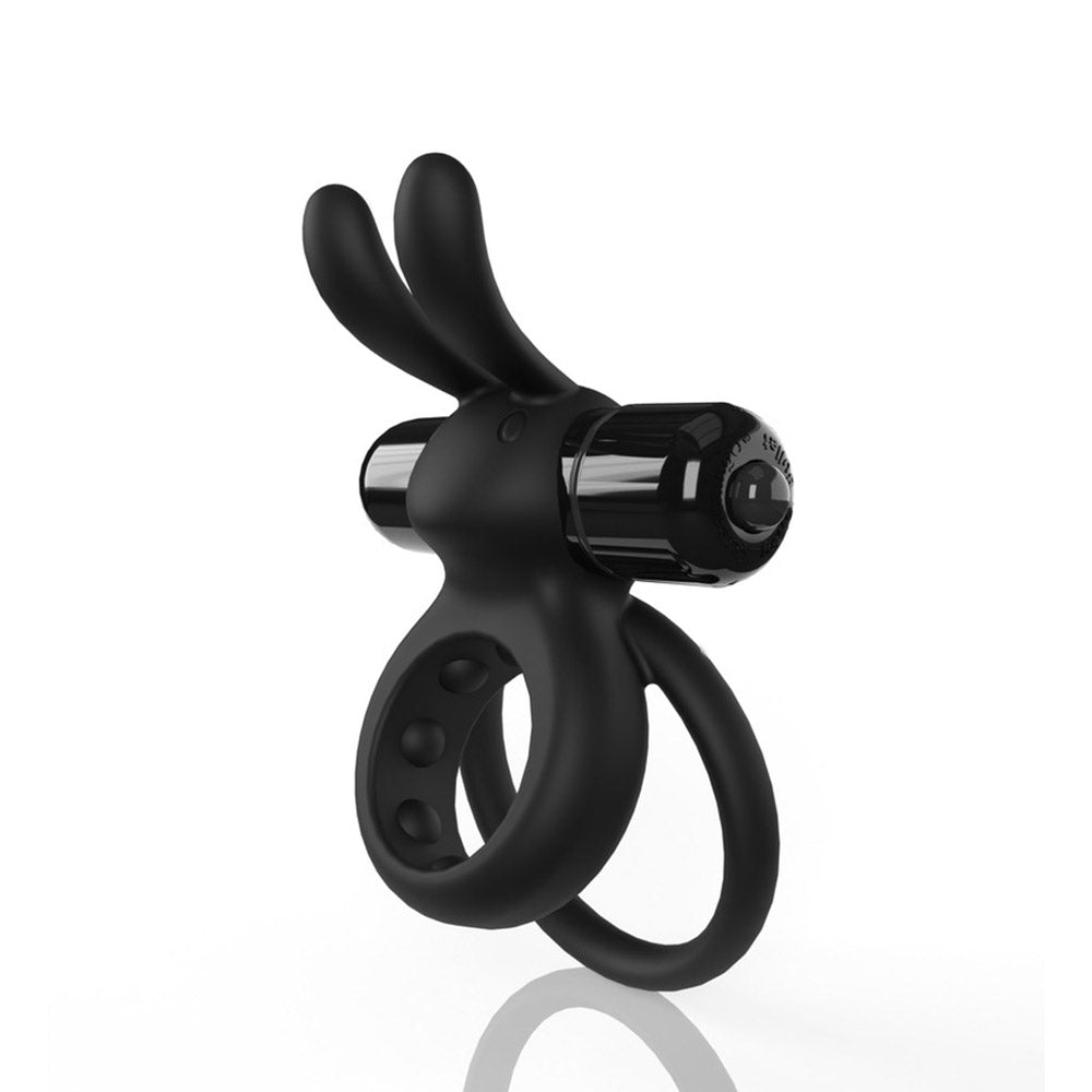SCREAMING O - 4B OHARE VIBRATING RABBIT DOUBLE COCKRING BLACK