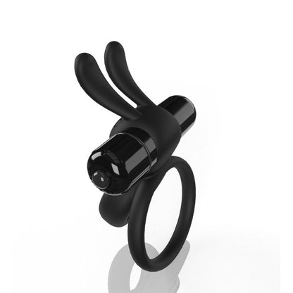 SCREAMING O - 4B OHARE VIBRATING RABBIT DOUBLE COCKRING BLACK