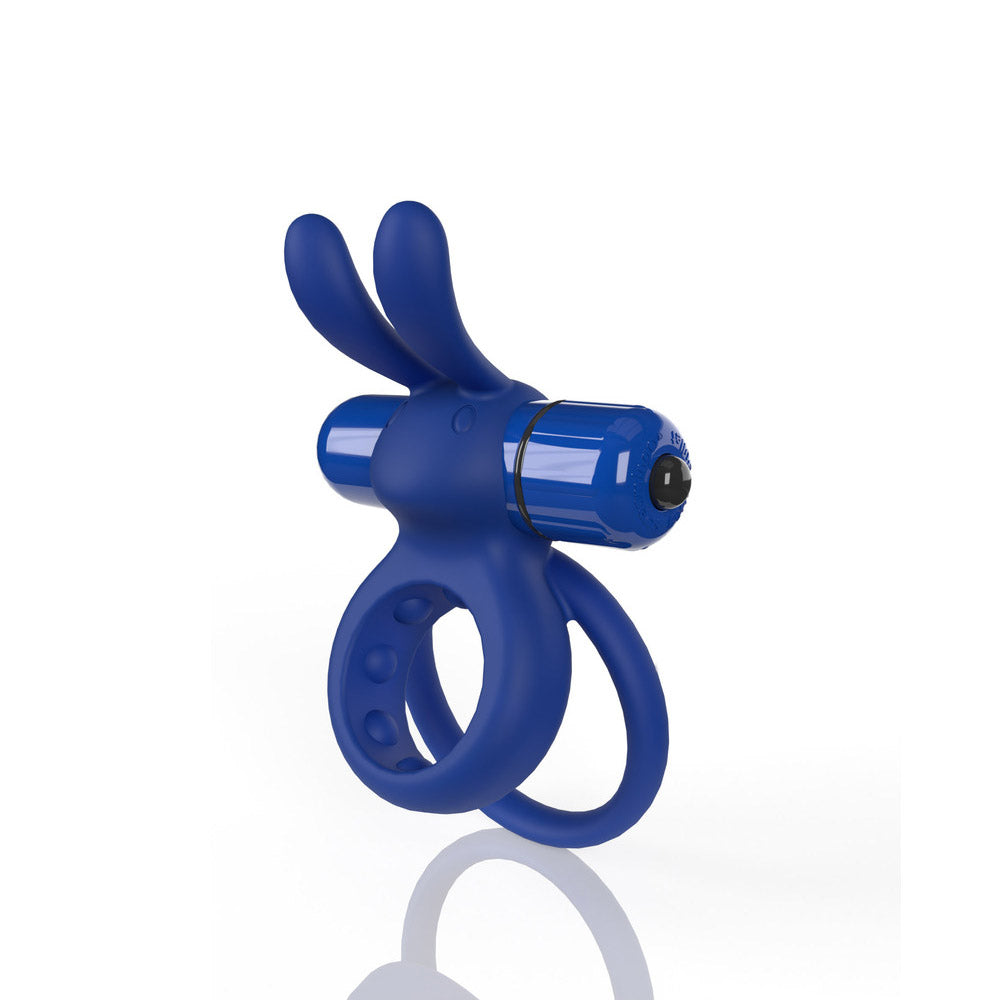 SCREAMING O - 4T OHARE VIBRATING RABBIT DOUBLE COCKRING BLUEBERRY