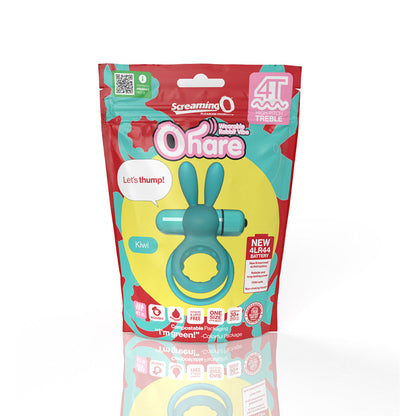 SCREAMING O 4T OHARE VIBRATING RABBIT DOUBLE COCKRING KIWI