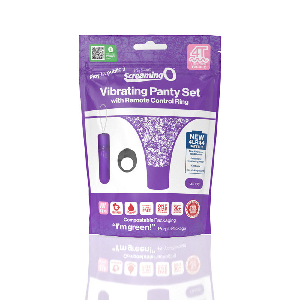 SCREAMING O MY SECRET SCREAMING O 4T PANTY VIBE GRAPE