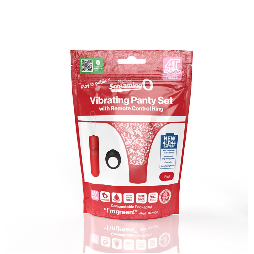 SCREAMING O MY SECRET SCREAMING O 4T PANTY VIBE RED