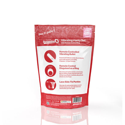 SCREAMING O MY SECRET SCREAMING O 4T PANTY VIBE RED