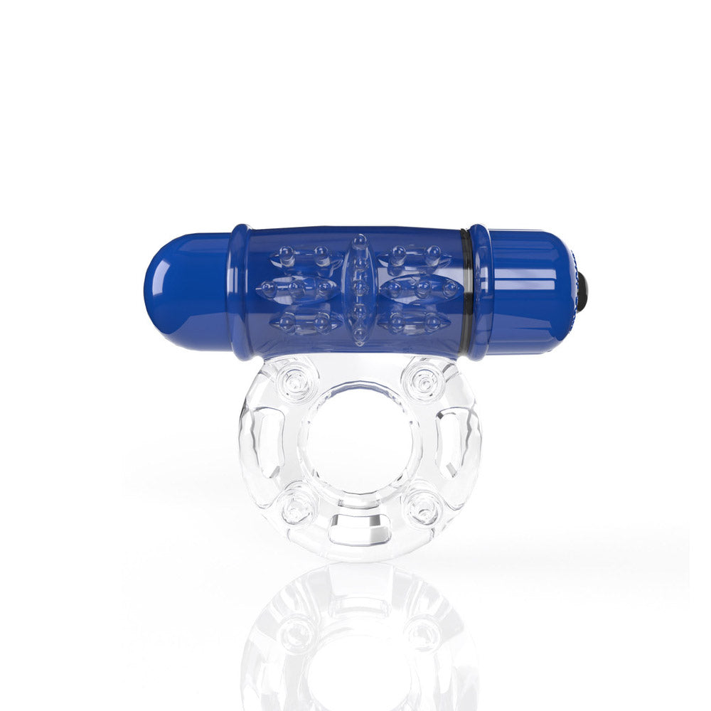 SCREAMING O - 4B OWOW VIBRATING COCKRING BLUEBERRY