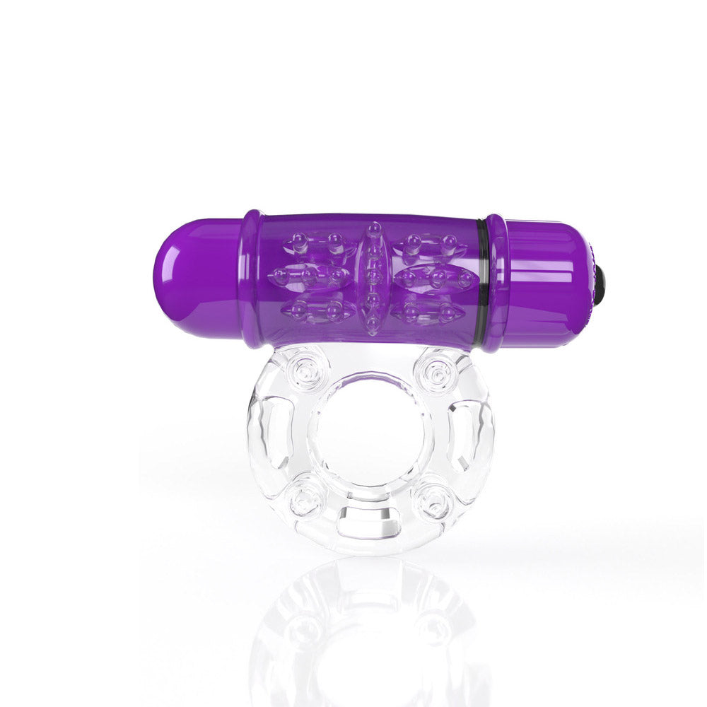 SCREAMING O - 4B OWOW VIBRATING COCKRING GRAPE