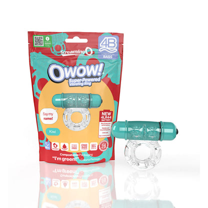 SCREAMING O - 4B OWOW VIBRATING COCKRING KIWI