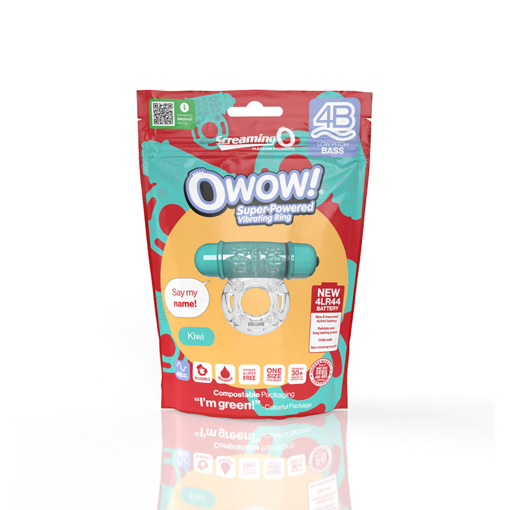 SCREAMING O - 4B OWOW VIBRATING COCKRING KIWI