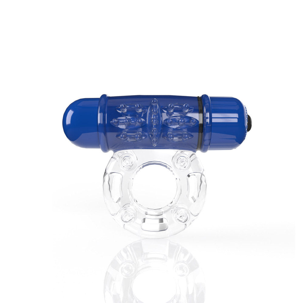 SCREAMING O - 4T OWOW VIBRATING COCKRING BLUEBERRY