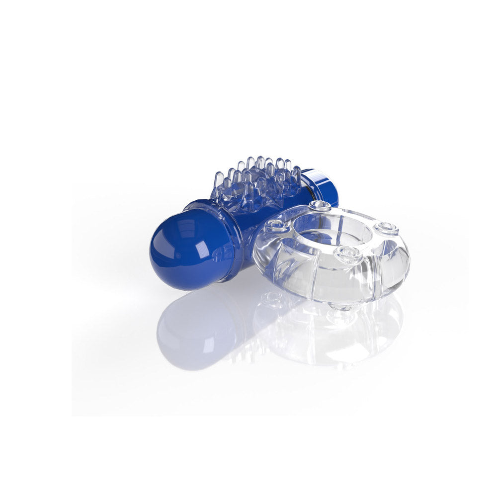 SCREAMING O - 4T OWOW VIBRATING COCKRING BLUEBERRY