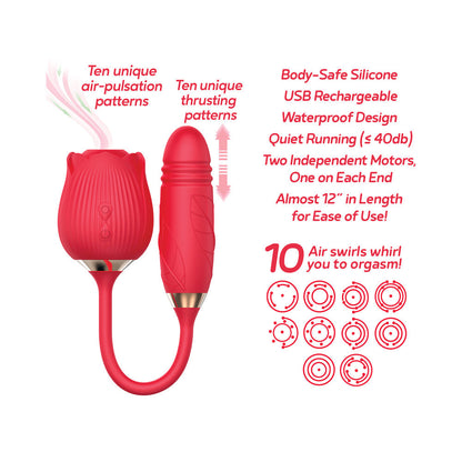 ICON BRANDS - WILD ROSE SUCTION THRUSTER RED