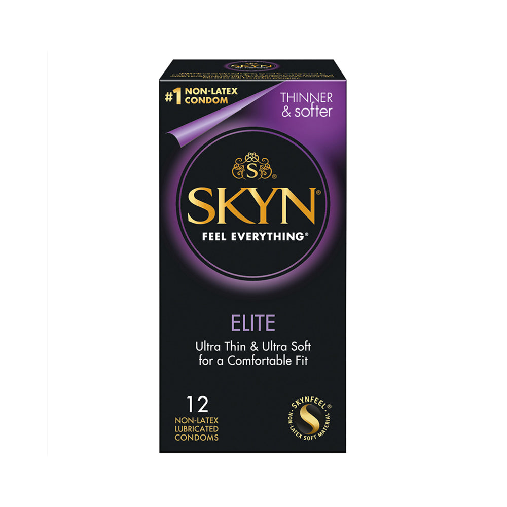 LIFESTYLES - SKYN ELITE ULTRA THIN POLYISOPRENE CONDOMS 12-PACK