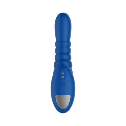 FORTO - RIBBED PRO RECHARGEABLE SILICONE VIBRATING ANAL MASSAGER