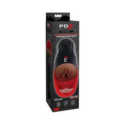 PDX BRANDS - PDX ELITE FUCK-O-MATIC 2 RECHARGEABLE VIBRATING SUCTION STROKER WITH SILICONE PULSATION CRADLE