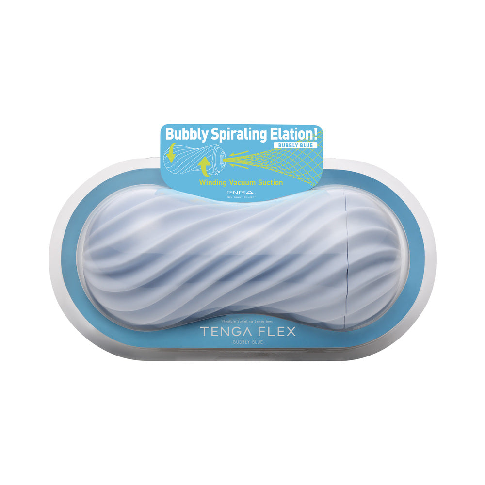 TENGA FLEX BUBBLY BLUE STROKER