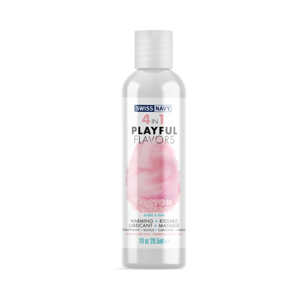 SWISS NAVY 4 IN 1 PLAYFUL FLAVORS COTTON CANDY 1 OZ.
