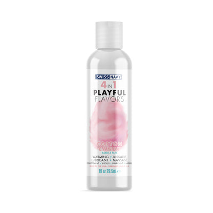 SWISS NAVY 4 IN 1 PLAYFUL FLAVORS COTTON CANDY 1 OZ.